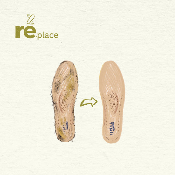 Buy insoles, replace instantly